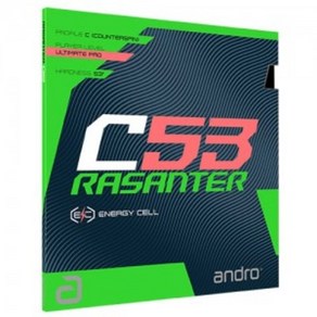 [ANDRO] 안드로 C53 러버, BLACK - MAX, 1개