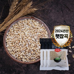 [대숲맑은물애] 24년산 고소함의 황금물결 보리쌀 1kg-5kg, 1개, 3kg