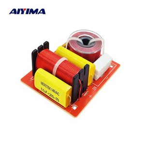AIYIMA 양방향 오디오 보드 주파수 분할기 고음 저음 2 유닛 크로스오버 필터 책장 HIFI 스피커 분할기, 1개