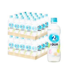 2% 부족할 때 아쿠아 500ml x 24페트 x 2팩, 2% 부족할때 아쿠아 500mlx24페트x2박스, 48개