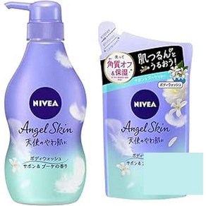 일본 니베아 바디워시 사봉 부케향 본품 리필 세트 (480ml + 360ml), 1개