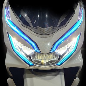 혼다 더뉴(18-20년식) PCX125 라이트필름 스티커 PCX 튜닝, 퍼플(단색), 더 뉴 PCX(18~20년식), 1개