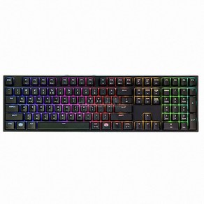 쿨러마스터 MASTERKEYS RGB PRO L 키보드 블랙 (기계식 청축), 선택하세요