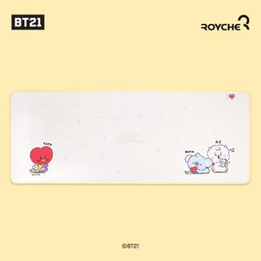 BT21 리틀버디 장패드 옐로우 타타/알제이/코야, 1개