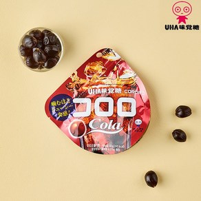 UHA 미카쿠도 코로로 콜라맛 젤리 40g x 6개입, 240g, 1개