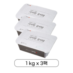 애니몰 사미헌 갈비탕(냉동), 1kg, 3개