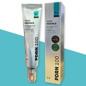 [오렌지팜] VT PDRN 100 에센스 RX 40ml 브이티 피디알엔 알엑스 미백 앰플 에센스, 1개