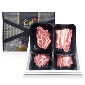 맛나원 삼겹살+목살 한돈 선물세트 2kg (냉장), 1개