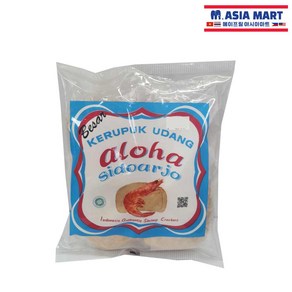 인도네시아 알로하 끄루뿍 우당 새우 크래커 큰사이즈 / 튀겨먹는 Aloha Kerupuk Udang Shrimp Crackers Large