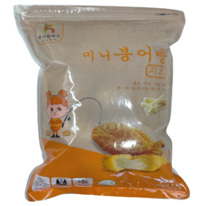 치즈 미니붕어빵(하이원 냉동생지) 아이스박스 배송, 1kg, 1개