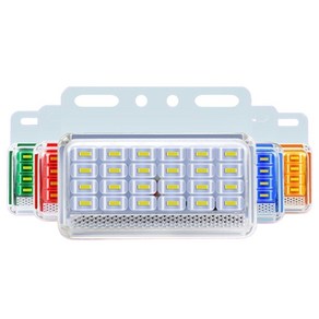 대형차 화물차 보조등 차폭등 24V LED 굴삭기 덤프트럭 지게차 끝단표시등 13cm, 옐로우 1개, 1개