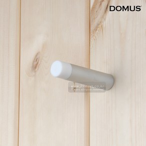 일자 도어스토퍼 DOMUS CV (80mm), 1개, 실버무광