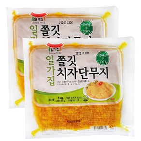 일가집 쫄깃 치자 단무지 1kg