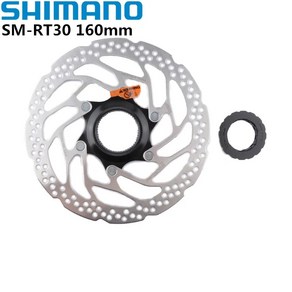 SHIMANO 디스크 브레이크 로터 SM RT54 RT64 RT53 RT30 RT10 센터 락 수트 산악 자전거 디스크 XT SLX DEORE 160MM 180mm MTB 자전거, 1pcs t30 160mm, 1개