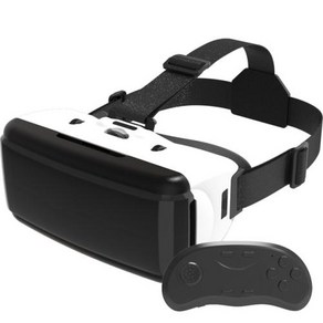 v기기 머리에 착용하는 3D BOX 가상 현실 VR 안경 모바일 영화 게임 몰입형 경험 헬멧 지능형 디지털, 04 G06 B01 Black