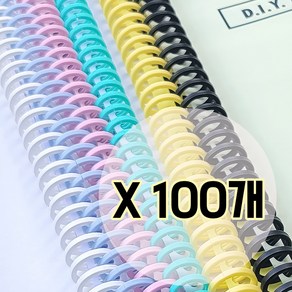 100개 30공 똑딱이 제본링 바인더링 루즈링 10mm/12mm/14mm/16mm/30공바인더링/플라스틱 루즈링/셀프제본링