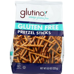 Glutino Gluten Fee Petzel Sticks -- 8 oz Each / Pack of 2 글루티노 프리 프레첼 스틱 - 각 8온스/2팩, 226g, 2개