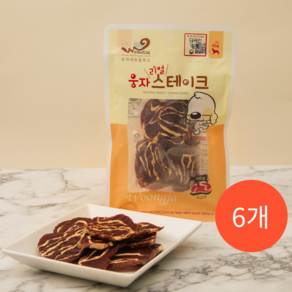 [웅자] 리얼스테이크 소고기, 100g, 6개