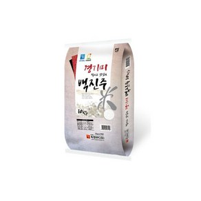 2024년 햅쌀 경기미 백진주쌀 10kg 완전 찰진 밥맛, 1개