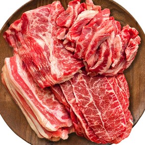 [살살녹는] 소고기 모듬세트 (살치살+갈비살+부채살+우삼겹), 800g, 2세트