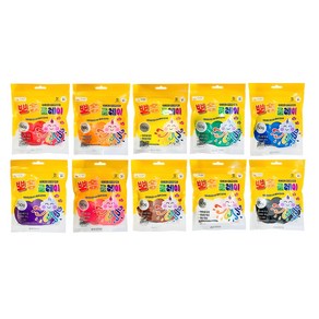 티니월드 뽀송클레이 50g x 10종 세트, 1세트, 혼합색상