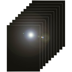 다한진 컬러 아크릴 A3(297mm420mm*2T) 두께2mm 미술용 그리기판 DIY용, 10개, 흑색