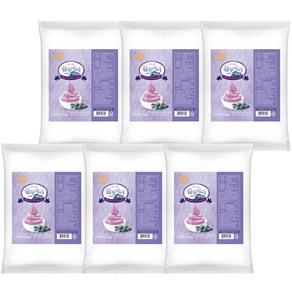 대호 까르페 블루베리 소프트아이스크림 1kg X 6개 파우더