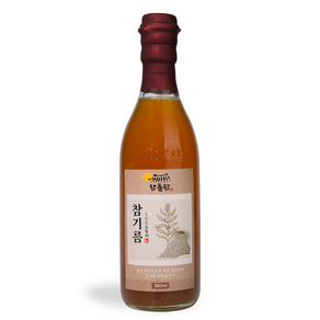 참들팜 저온압착 고소한 통깨 100% 참기름 350ml