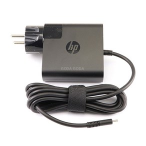 HP 정품 PD 65W USB-C 일체형 어댑터 HP Pavilion All-in-One - 24-b016 PoBook 430 G6 PoBook 450 G6 충전기, 1개