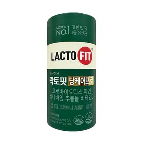 락토핏 당케어프로 생유산균 2g x 30포 [재고 00EA], 60g, 1개