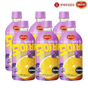 롯데칠성 델몬트 모아비 레몬라벤더 500ml, 6개