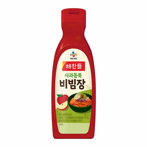 해찬들 사과듬뿍 비빔장, 470g, 5개