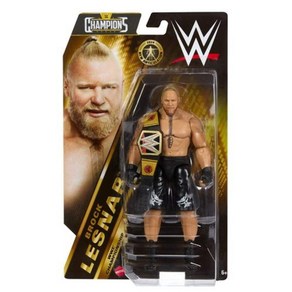 WWE 챔피언 브록 레스너 챔피언십 벨트 15.2cm(6인치) 기본 액션 피규어, WWE 챔피언 브록 레스너 챔피언십 벨트 15.2cm(