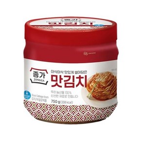 종가 썰어담은 맛김치 PET, 1개, 750g