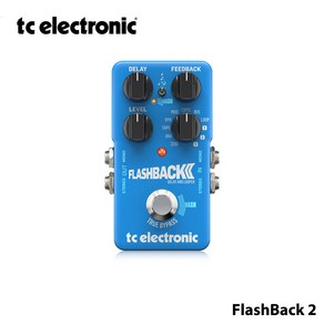 TC Electonic FlashBack 2 DELAY 전설적인 딜레이 기타 페달, 1개