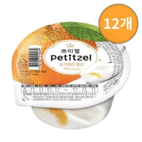 쁘띠첼 요거젤리 밀감 푸딩, 210g, 12개