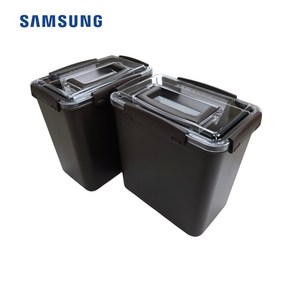 삼성 김치플러스 투명 뚜껑 김치통 8.5 L 2개 (김치플러스 420 L 중칸 490 L 하칸), 1세트, 8.5L