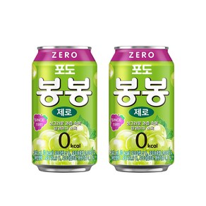 [본사직영] 봉봉 포도 제로 340CAN 4X6, 24개, 340ml