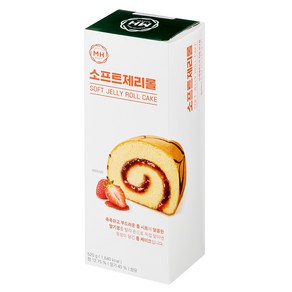 밀크앤허니 소프트제리롤 520g 선물 답례품 디저트 케이크, 1개