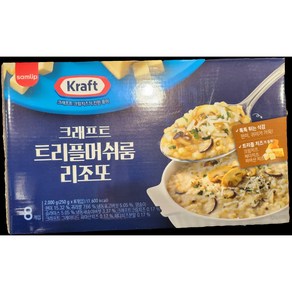 코스트코 KRAFT 크래프트 트리플 머쉬룸 리조또 250G 크림치즈의 진한 풍미, 8개