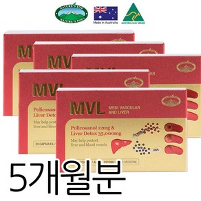 호주 네이처스탑 mvl 30정 (호주정품 최근생산), 5개