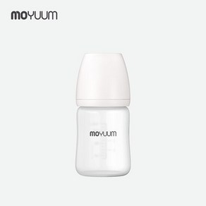 [모윰] 실리콘 코팅 노꼭지 유리젖병 150ml, 1개