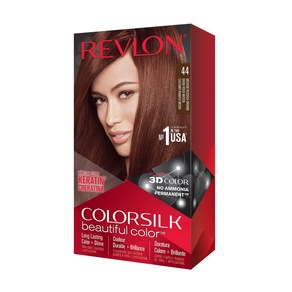 Revlon Colosilk Beautiful Colo Pemanent Hai D Revlon Colosilk 뷰티풀 컬러 케라틴 함유 영구 모발 염색 100% 그레, 1개