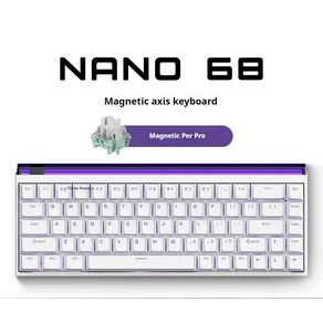 6키 키보드 Madlions Nano 68 마그네틱 샤프트 키보드 Rgb 8k28k Ttc Heaven King 조절식 Rt0.0 E스포츠 게, 02 Nano 68 Cipo Po