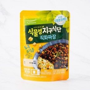 [메가마트]풀무원 지구식단 두부 크럼블 덮밥소스 직화짜장 160g, 1개