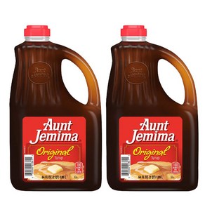 [2병 배송] 미국 언트 제미마 오리지널 팬케이크 와플 시럽 1.89L / Aunt Jemima Oiginal Syup 64oz, 2개