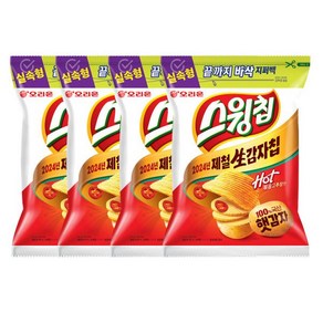오리온 스윙칩 볶음고추장 지퍼백_244g X 4개, 244g