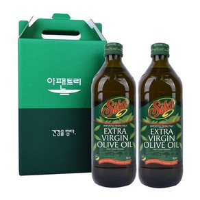 알티보 엑스트라버진 올리브 오일 1L x 2병 선물세트, 1세트