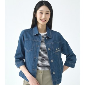 지센/[24SS] 여성 셔츠형 데님자켓