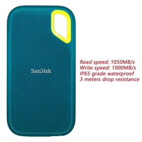 Sandisk 노트북용 SSD 외장 하드 드라이브 휴대용 SSD E81 USB C타입 최대 2000 M/S 2TB SSD 드라이브, [04] 4TB, 03 E61 Monteey, 01 480GB